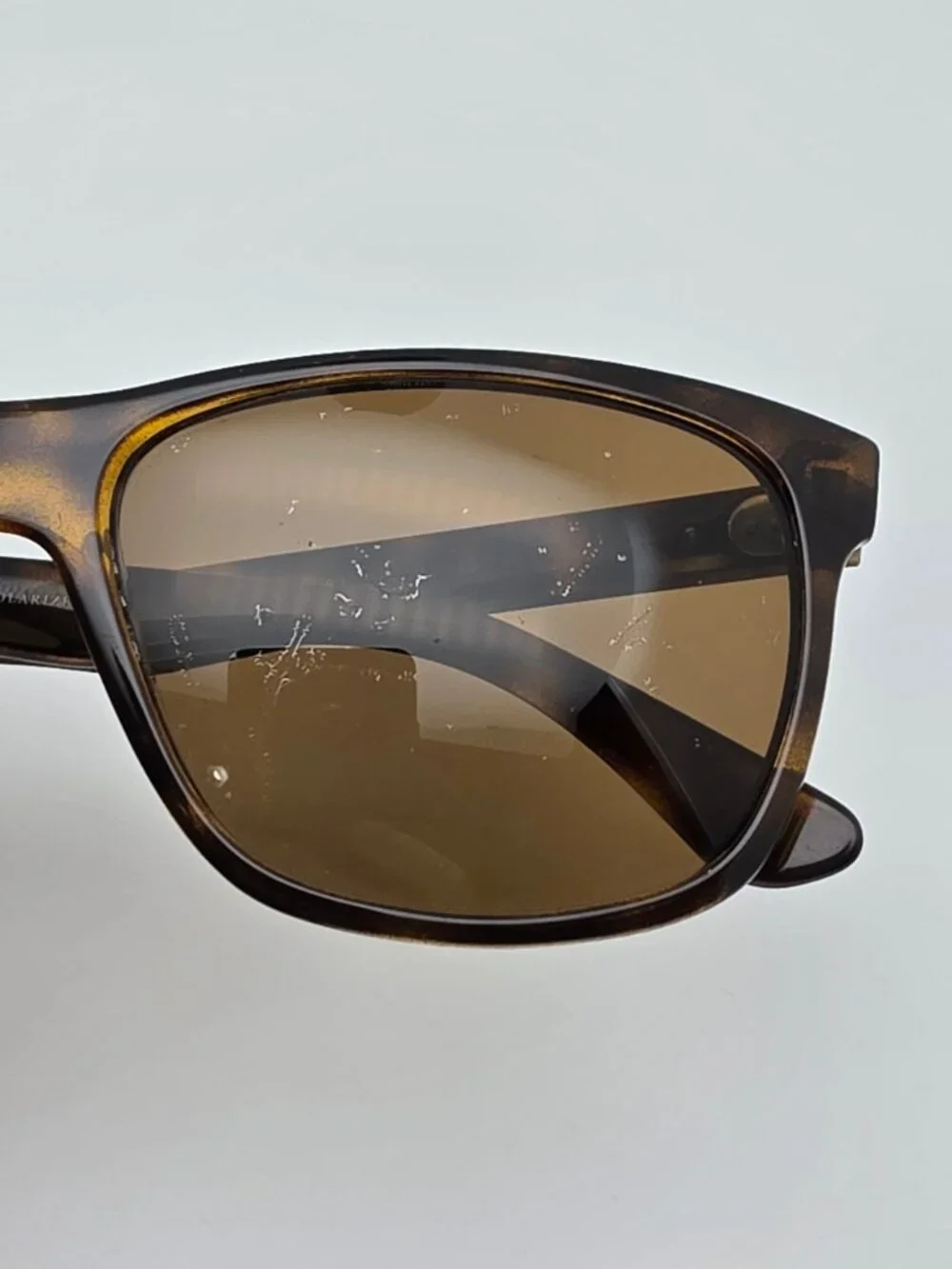 Ray-Ban RB4181 710/83 Havana Frame Polarized Brown Lens Sunglasses w/ Case Italy